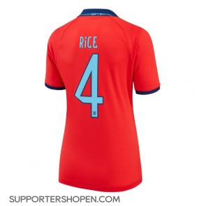 England Declan Rice #4 Borta Matchtröja Dam VM 2022 Kortärmad